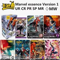 KAYOU Marvel essence Hero vs. essence Version 1 SP CR UR MR PR Authentic Toy Children's Birthday Gift Rare Collection Card