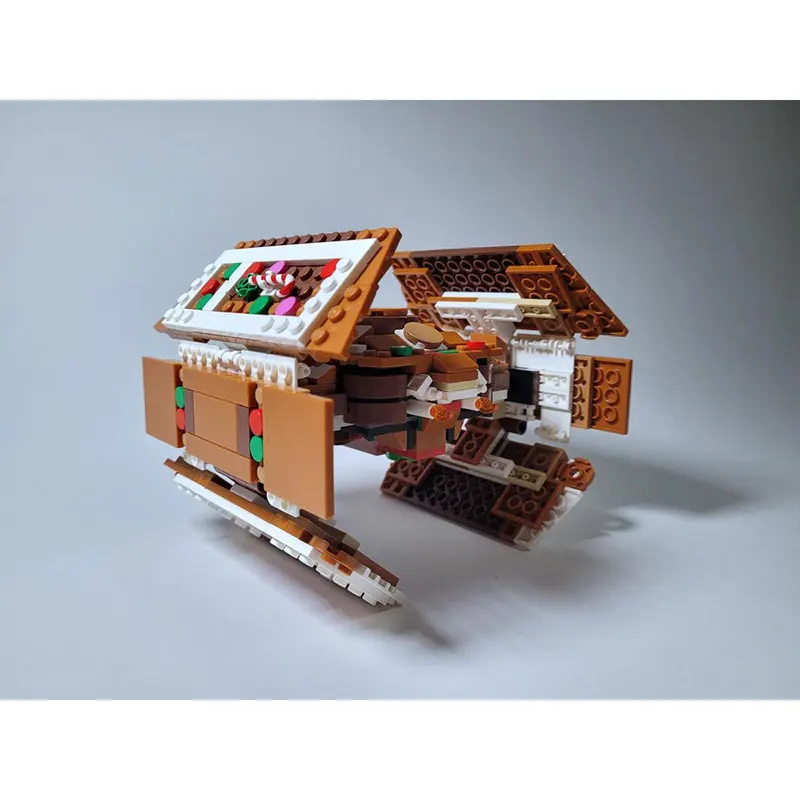 MOC Building Block Serie Space Wars Pan di zenzero Space Wars Modello in mattoni Giocattolo educativo Compleanno Regali per adulti MOC-238305 500 PZ