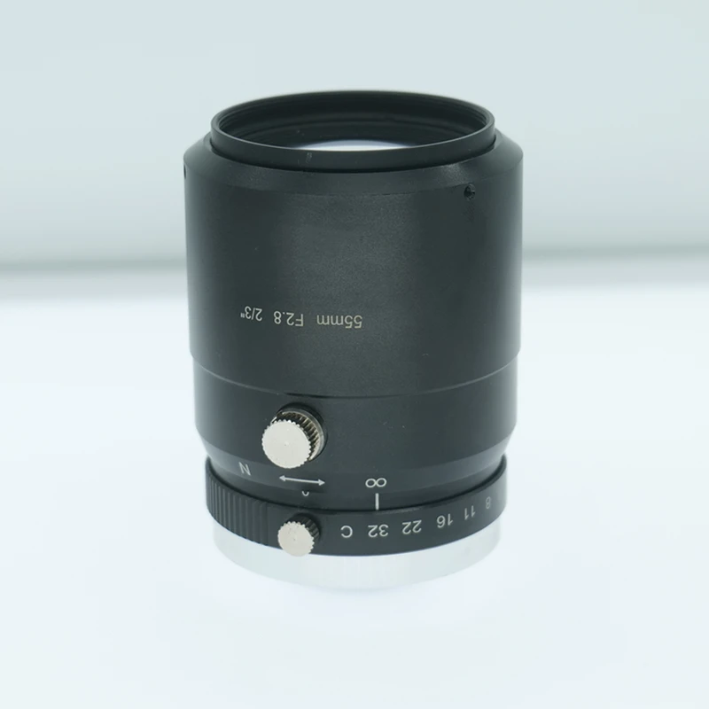 55mm F2.8 低歪みマクロレンズ |   Cマウント2MP |   精密な産業用イメージングとQRコード読み取りに最適
