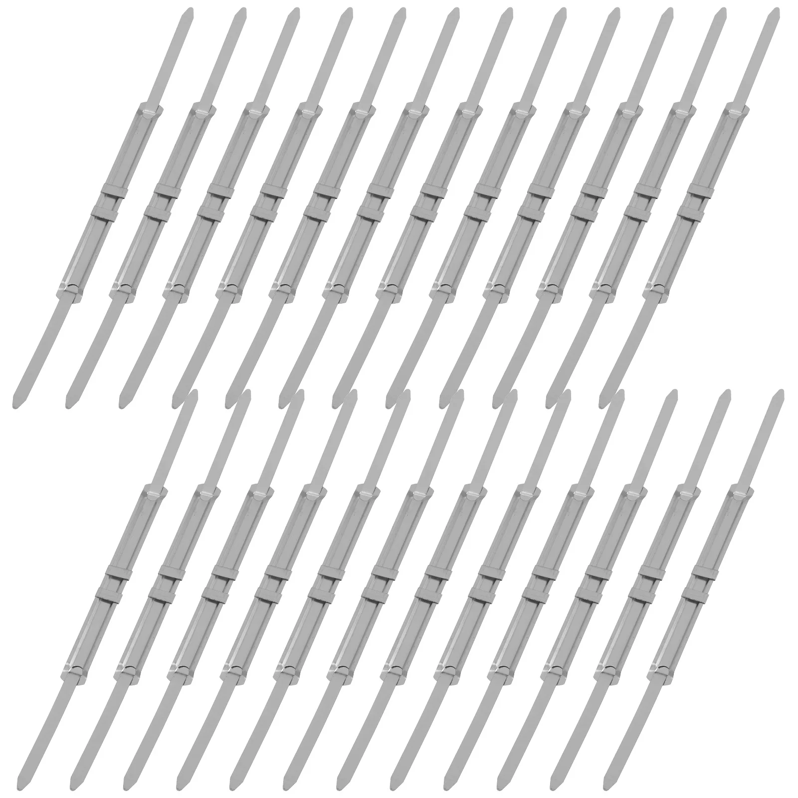 

50Pcs Metal Binding Spine Clips Sturdy Office File Organizer Accessories for Documents Storage Binders File Clips