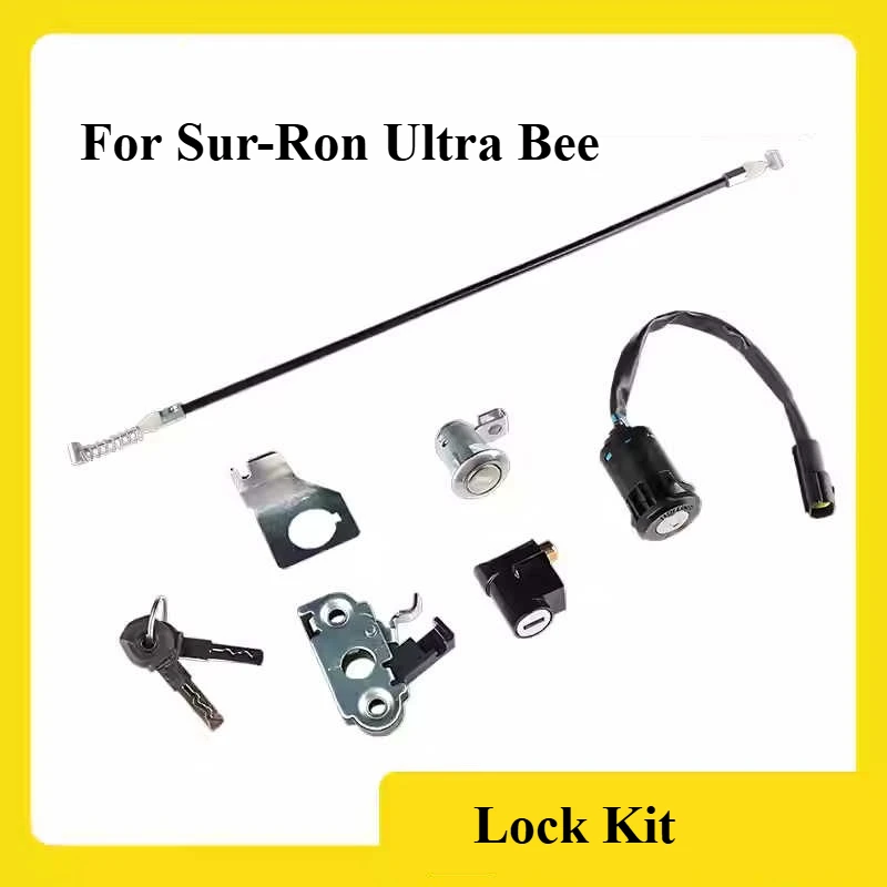 For Sur-ron Ultra Bee Lock Kits OEM Electric Dirt Bike Key Switch Sets Original Whole Ebike Lock Full Bike Three Sets Locks
