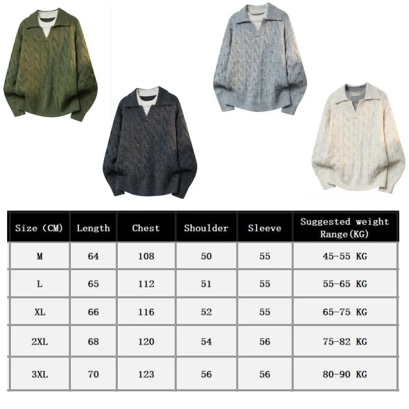Winter Fashion Cardigan sweater Trendy Warm Home Leisure Sweaters Comfortable Versatile Breathable Men's High Quality Collar Top