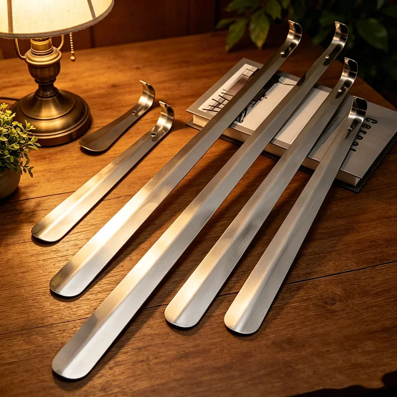 Stainless Steel Silver Extra Long Shoe Horn 30cm 42cm 52cm Shoe Remover Slip Pull Tool Lifter Aid for Men And Women