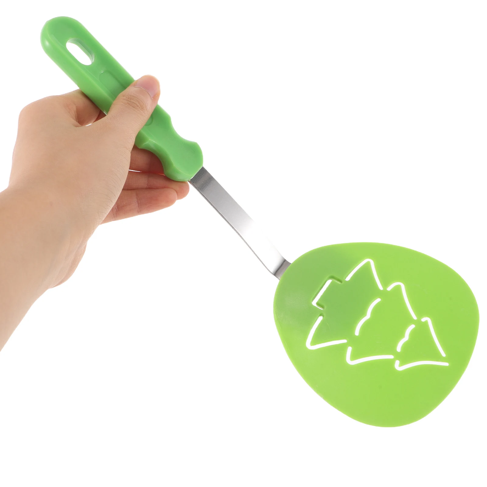 3pcs Christmas Nylon Spatula Set Holiday Kitchen Utensils Tree Gingerbread Pattern Nonstick Safe For Pancakes Omelets Cooking