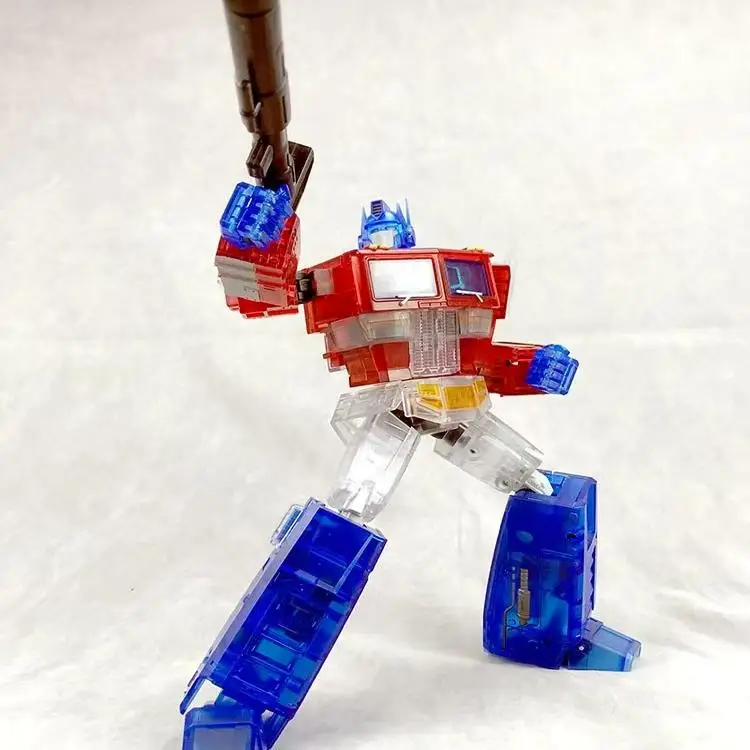 Na Stanie Transformacja MS-TOYS MS-01T Op Commander Transparent Style 1.0 Mp Skala Figurka Model Kolekcjonerski Zabawka Prezent