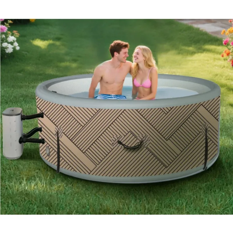 Outdoor Inflatable Hot Tub Spa Bathtub Jacuzzi Massage Portable Durable Bubble Massage Pool For Home Relax