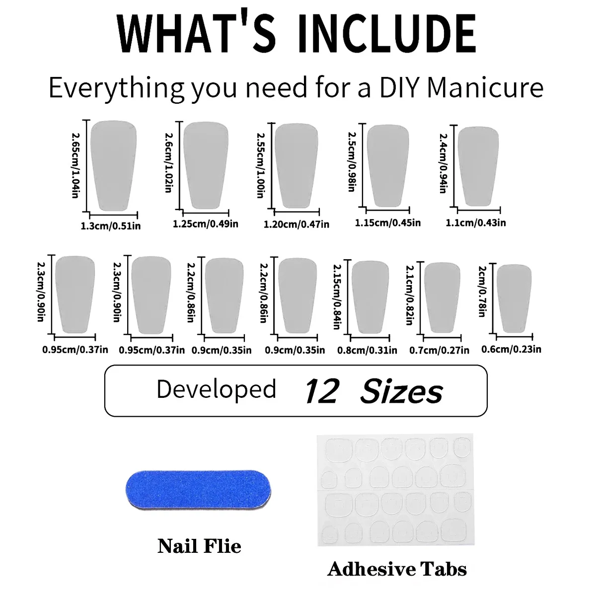 24개 빈티지 프렌치 스타일 스트라이프 프레스온 네일 만화 무당벌레 버튼 디자인 관 모양 인조 손톱 블루 브라운 체크무늬 가짜 손톱