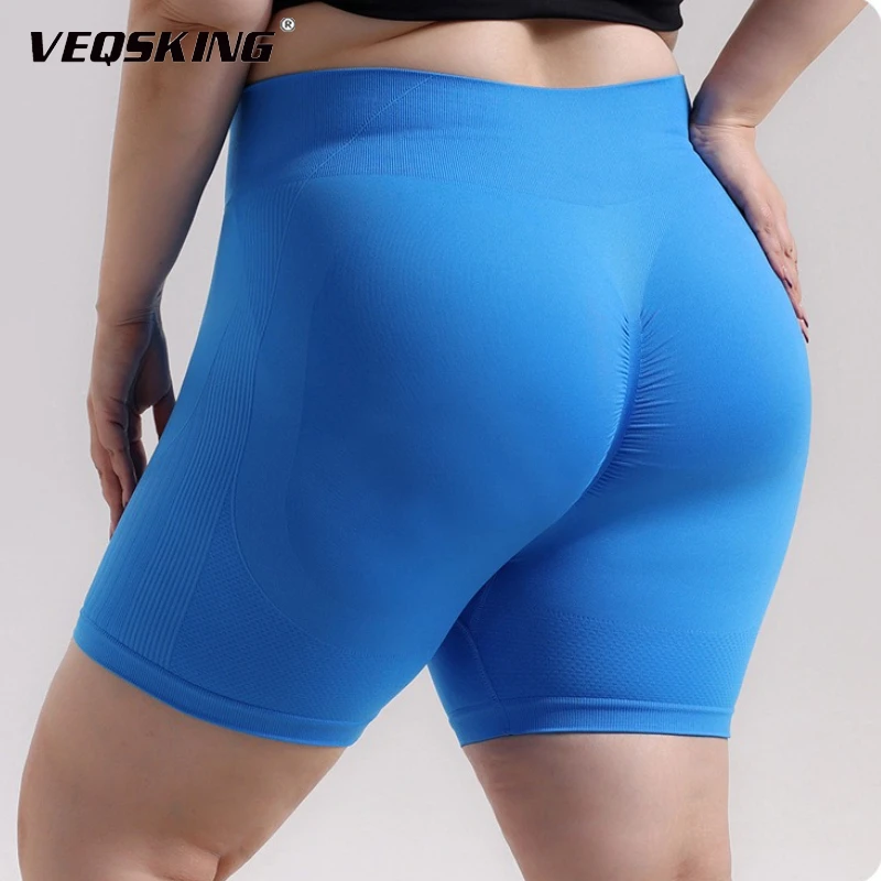

Women's Seamless Hip Lifting Sports Shorts,Plus Size Peach Hip Three Part Pants,Yoga Fitness Running Slimming Yoga Sports Shorts