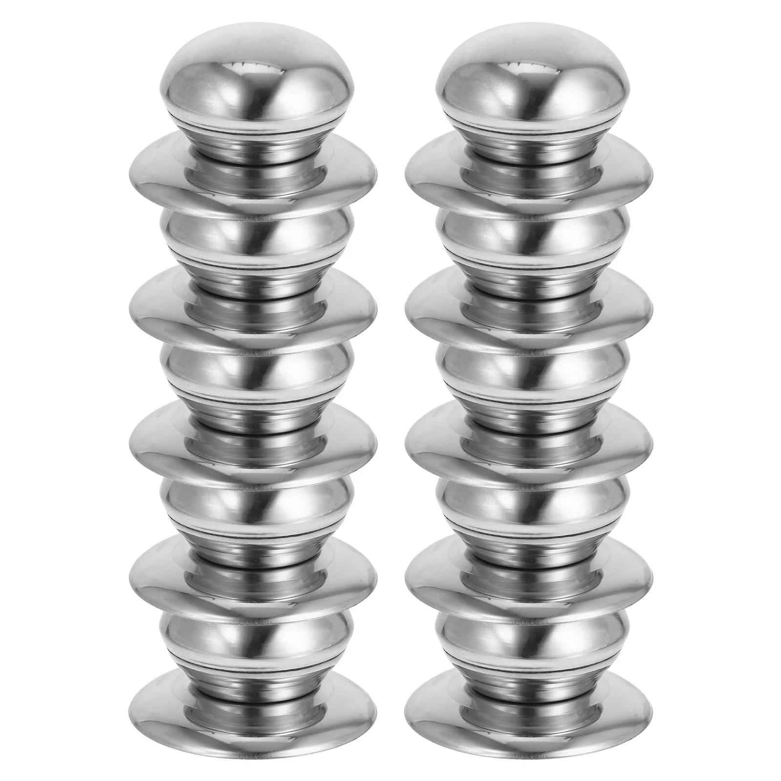 

10Pcs Stainless Steel Pot Lid Knobs Universal Replacement Handles Secure Grip Kitchen Cookware Pan Lid Handle Replacement