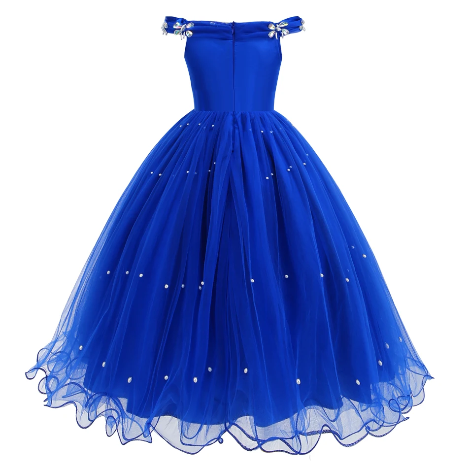 Robe princesse Cendrillon pour filles, robe de Rhpour enfants, tutu de carnaval papillon, vêtements en maille pour anniversaire, cosplay, lumière LED