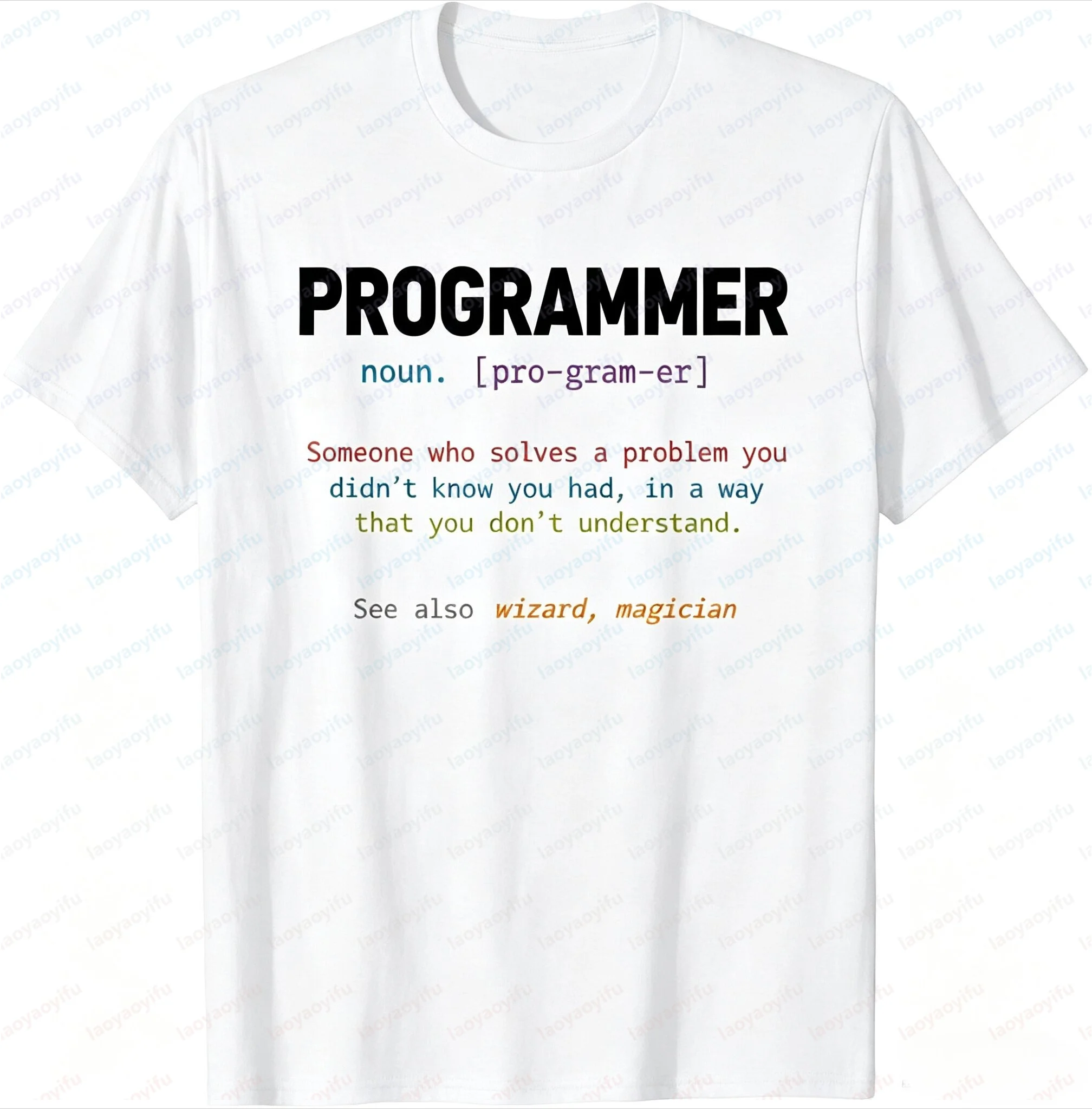Computer Funny Software Programmer Programme T-Shirt Casual Fashion Short Sleeve O-neck Summer Harajuku Man Women Streetwear