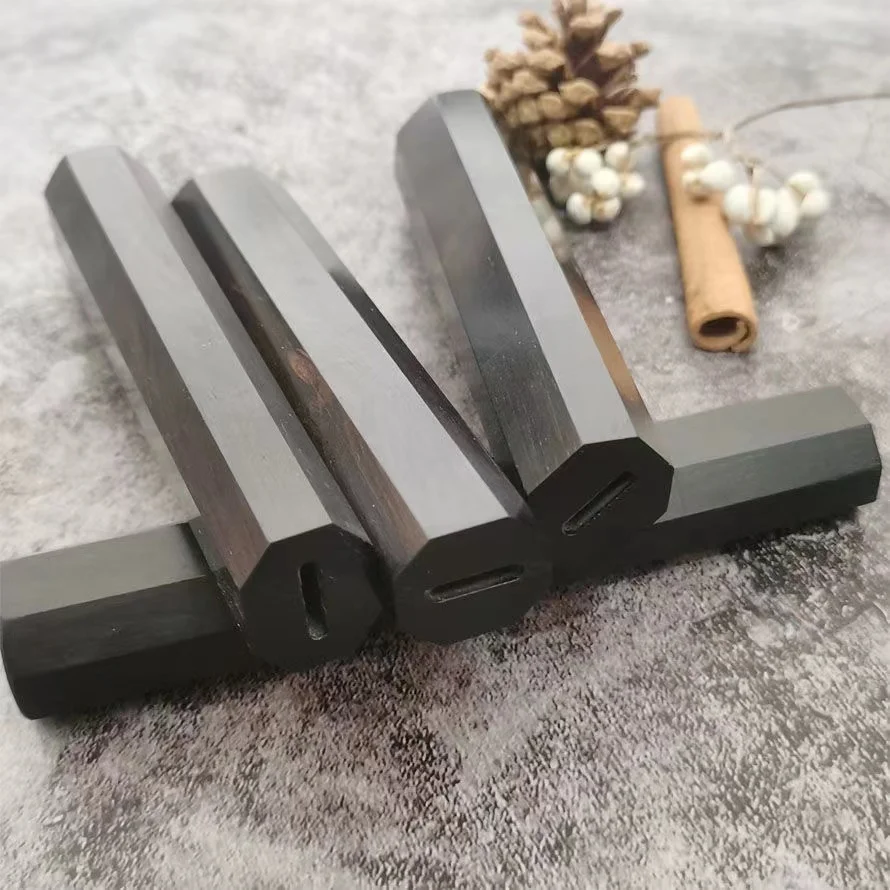 African Blackwood Octagonal Handle Kitchen Chef Knives Japanese Reflux Handle Fish Raw Knife Handle High Quality