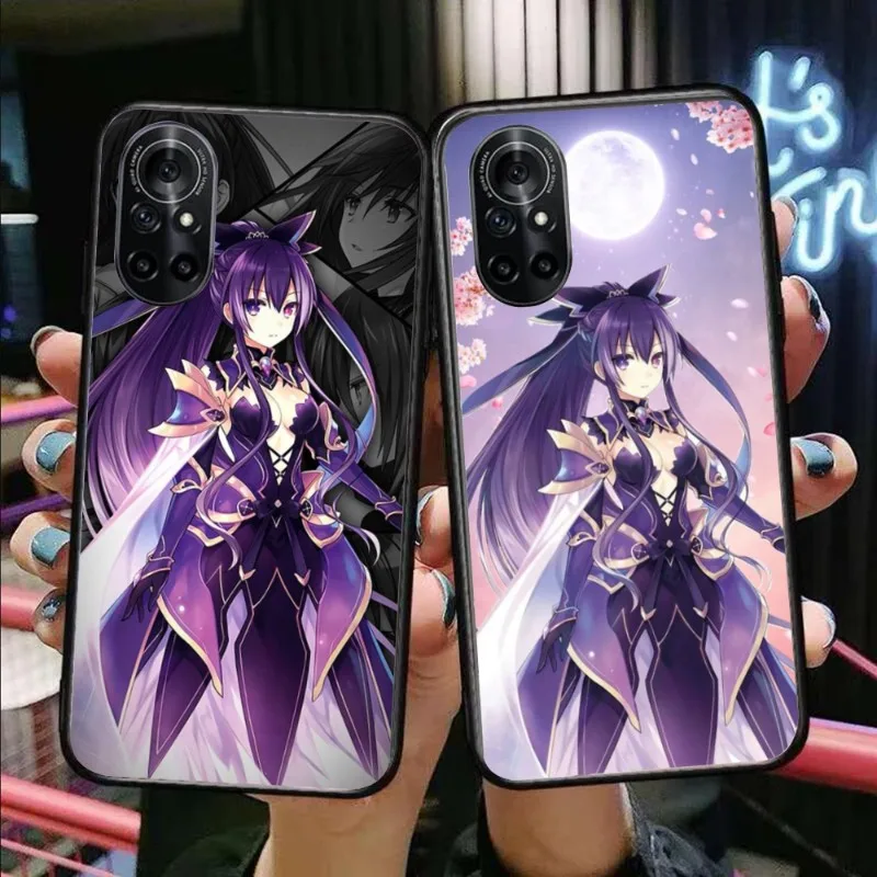 DAL Tohka Yatogami Phone Case for Honor 70 50 20 7S X9 X8 X7 Magic 4 3 Pro Black Soft Phone Cover Funda