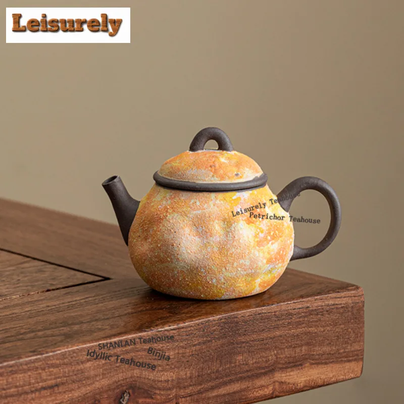

125 мл минеральные камни чайник эстетический чайник заварник горшок чайник чайник с шариковым отверстием Tieguanyin чайная посуда подарочные украшения