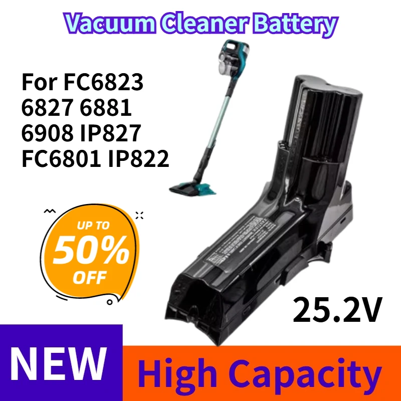 

Аккумулятор для пылесоса 25,2 В для FC6823 6827 6881 6908 IP827 FC6801 IP822