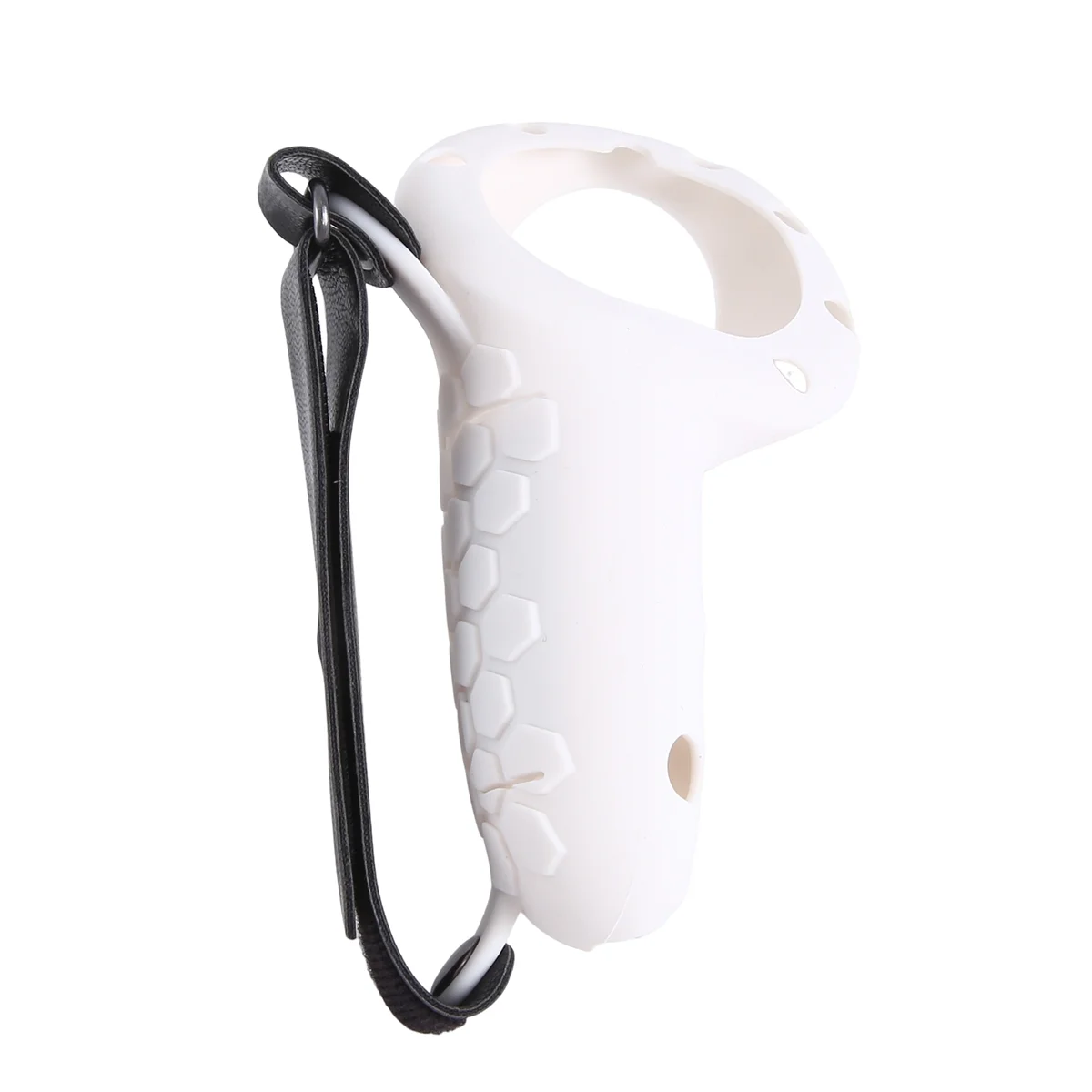Controller custodia protettiva in silicone affidabile per cuffie Meta Quest 3 VR Custodia controller batteria rimovibile bianca