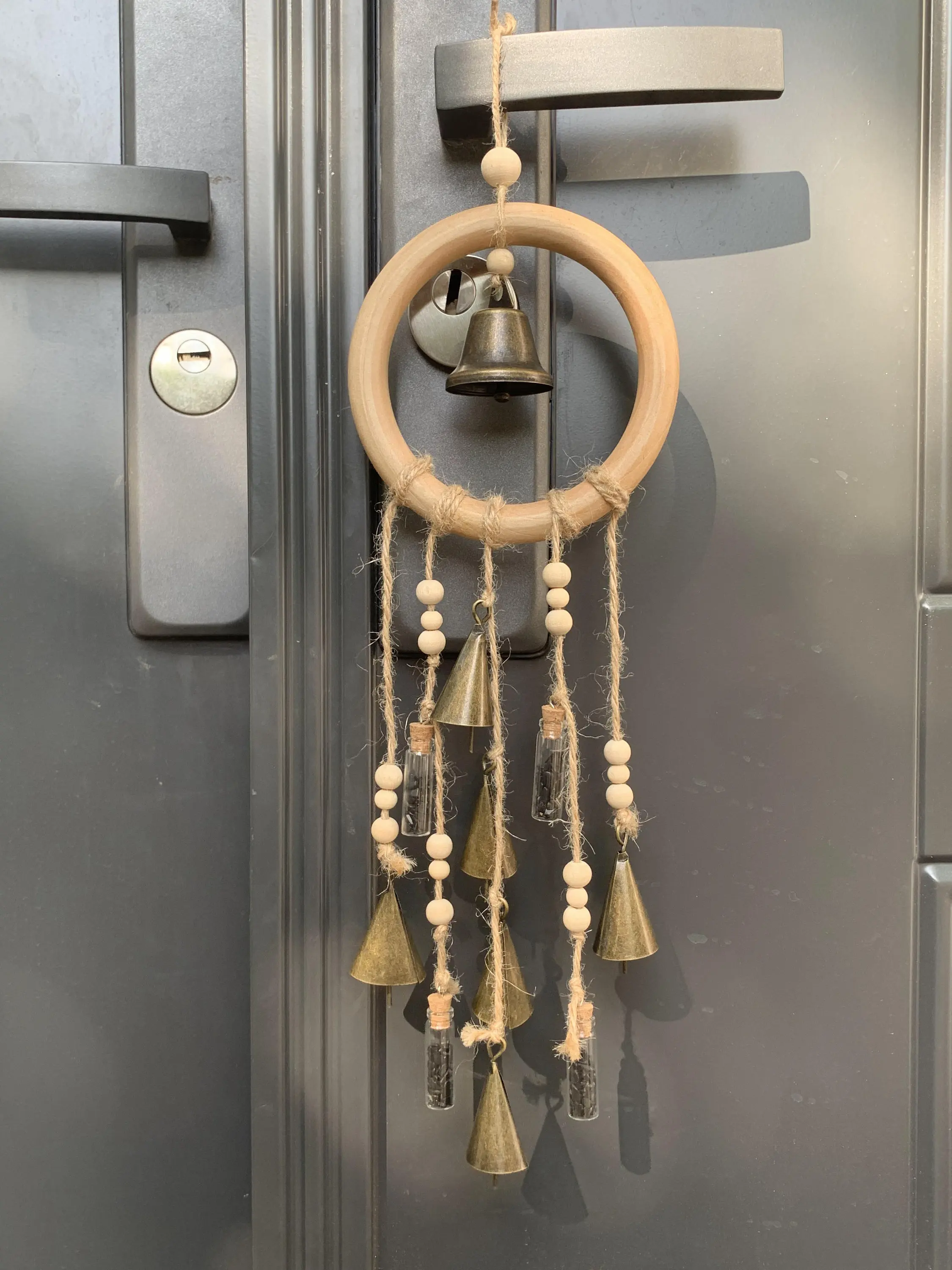 Wood Loop Wind Chime Hanging B - огляд і ціна Boho Wind Chimes
