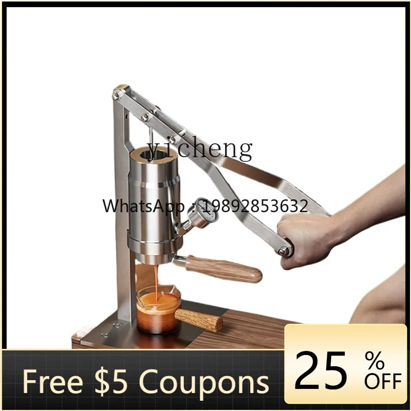 

Coffee Machine Household Small Portable Outdoor Italian Coffee Machine Concentrated