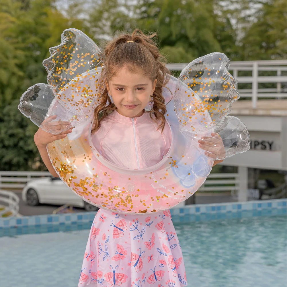 Anello da nuoto gonfiabile per tubo da nuoto per bambini Anello da nuoto per bambini Cerchio da nuoto Piscina galleggiante Attrezzatura per giochi d'acqua da spiaggia