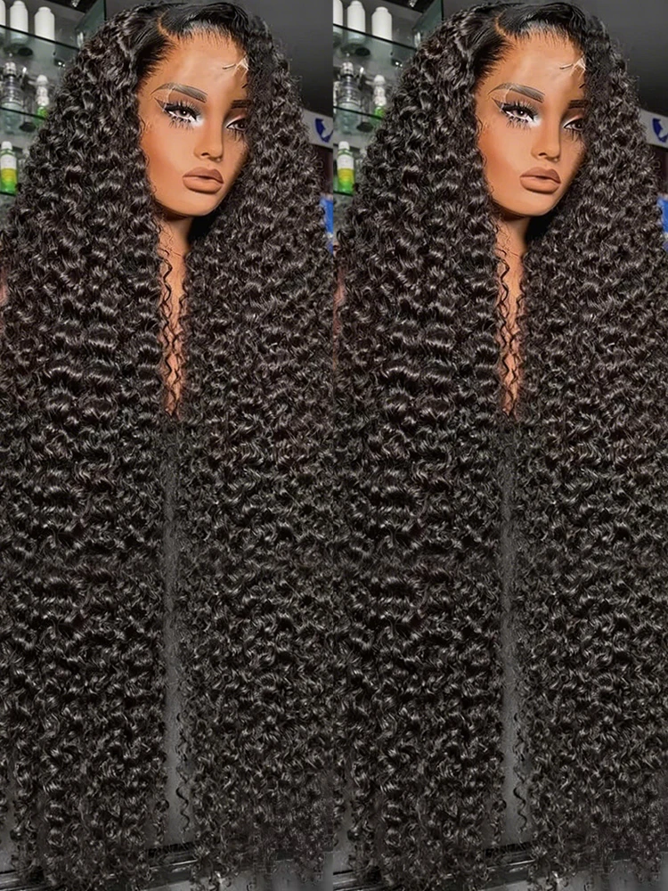 

13x4 13x6 Water Wave Curly Human Hair Wig Lace Front Wig Deep Wave Frontal Wigs On Clearance Sale Glueless Preplucked Human Wigs