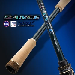 PURELURE Cork Handle Spinning Rod For Bass High Carbon Long Throwing Fishing Rod In FUJI Accessories, Plus Spinning Reel