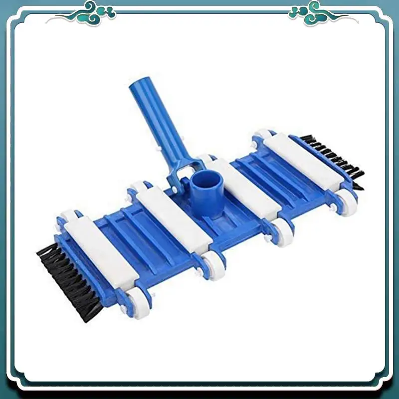 

A65G-Swimming Pool Suction Head With Side Brush Wheel Wall Floor Fish Pond Swimming Pool Floor Cleaning Tool Supplies Summer