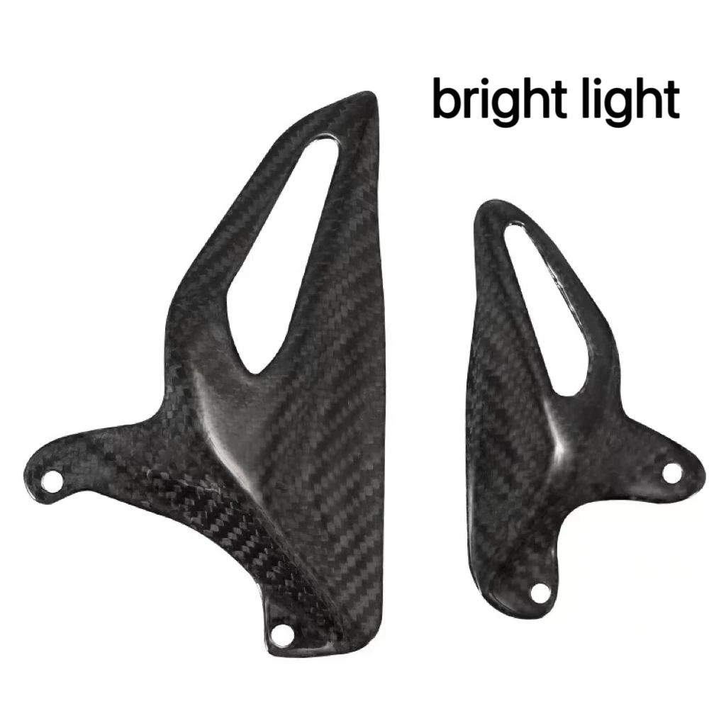Heel Guard Protector Carbon Fiber For DUCATI Panigale V4/S/R Streetfighter V2 V4/S 2018-2024 Foot Wing Rearset moto Accessories