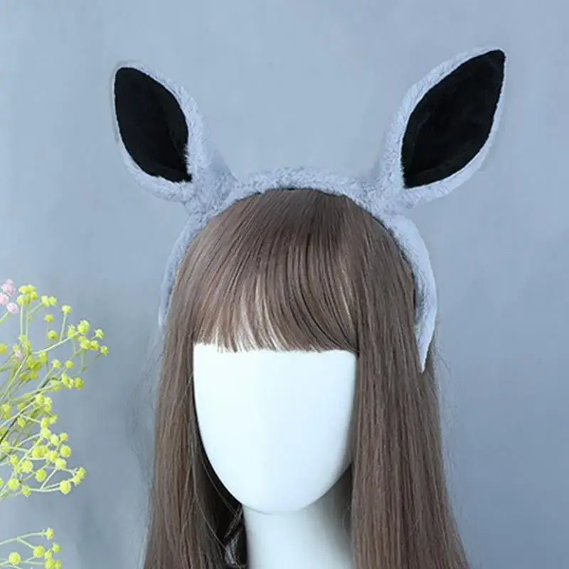 652F Lông Thú Giả Dunkey Cosplay Dễ Thương Ngựa Cáo Lông Thú Giả Tóc Hoops Tiệc Đêm