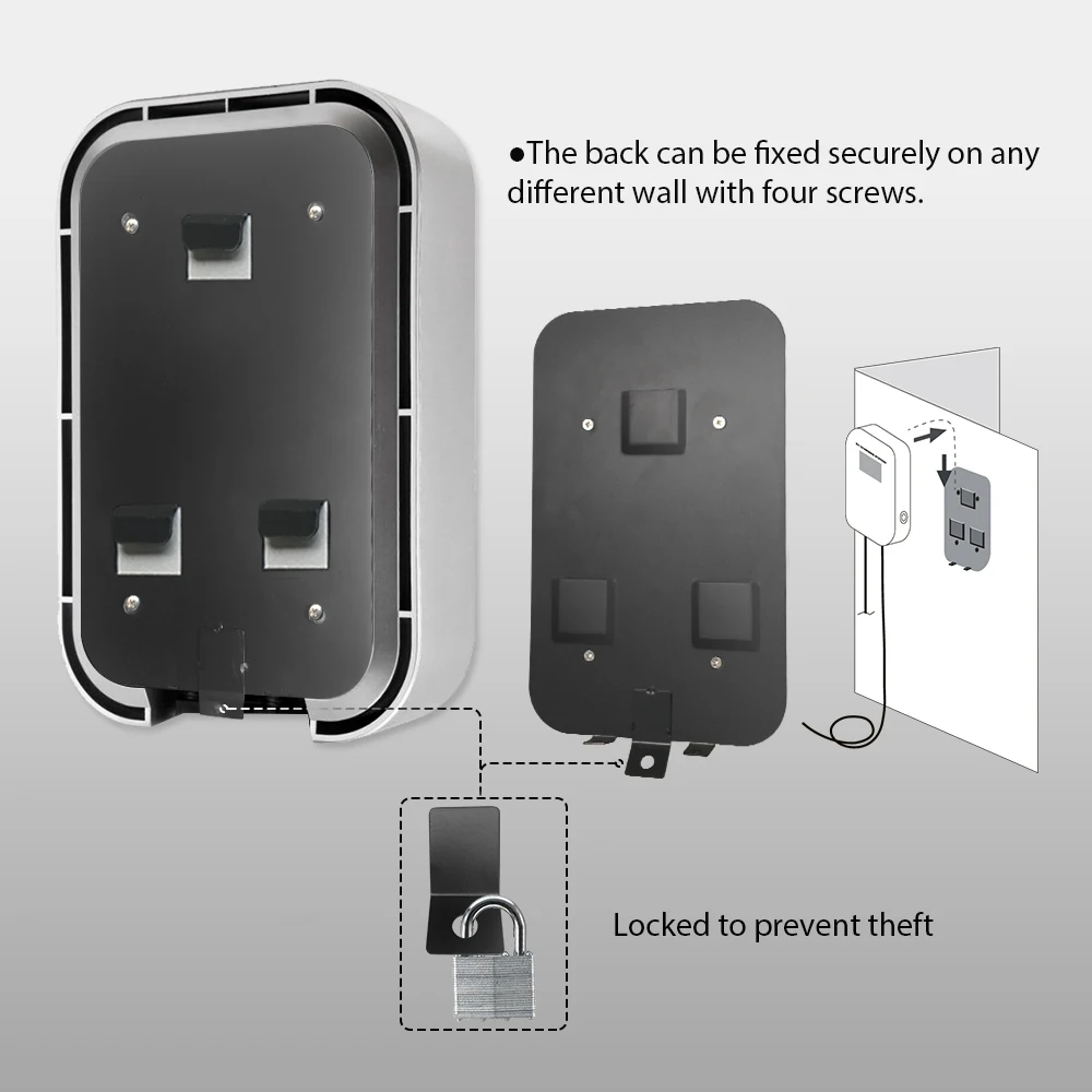 outdoor 220V Wall Mounted EV Charging Station with IEC 62196 outlet