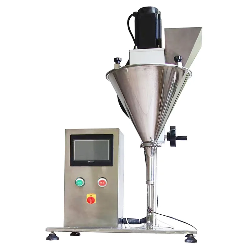 UV300 Semi-automatic Screw Filling Powder Machine Milk Powder Flour Filler Coffee Sugar Spice Powder Filling Machine