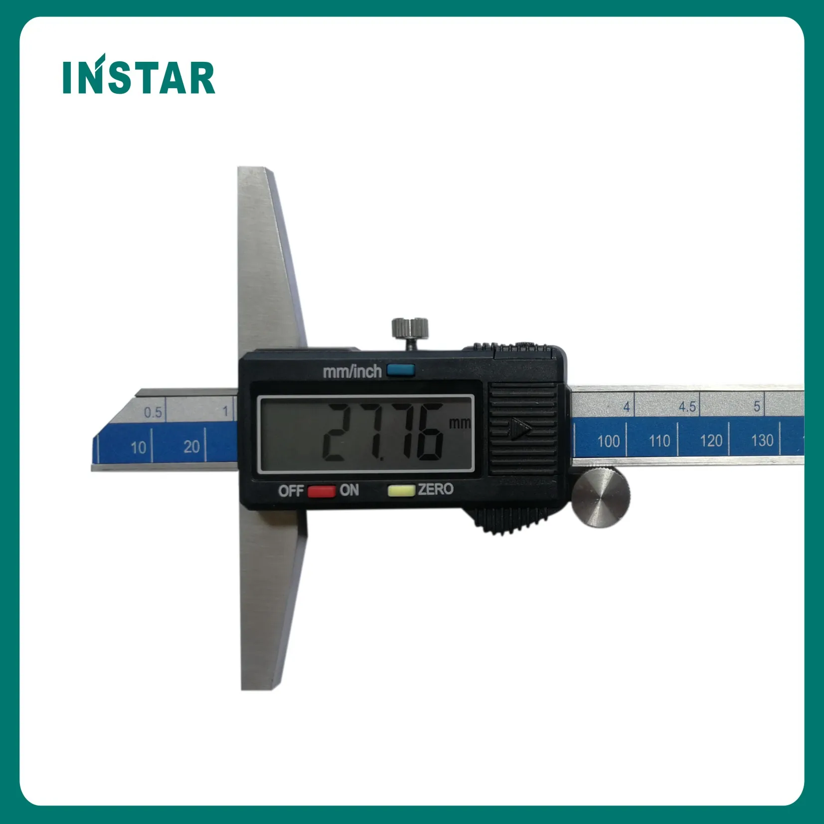 INSTAR Digital Depth Caliper Hook 0-150mm 200mm 30mm Industrial Quality Depth Gauge 0.01mm Measuring Tools