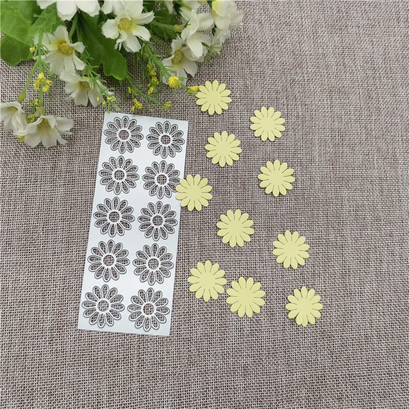 Floret Flowers Frame Metal Cutting Dies Stencils For DIY Scrapbooking Decorative Embossing Handcraft Template