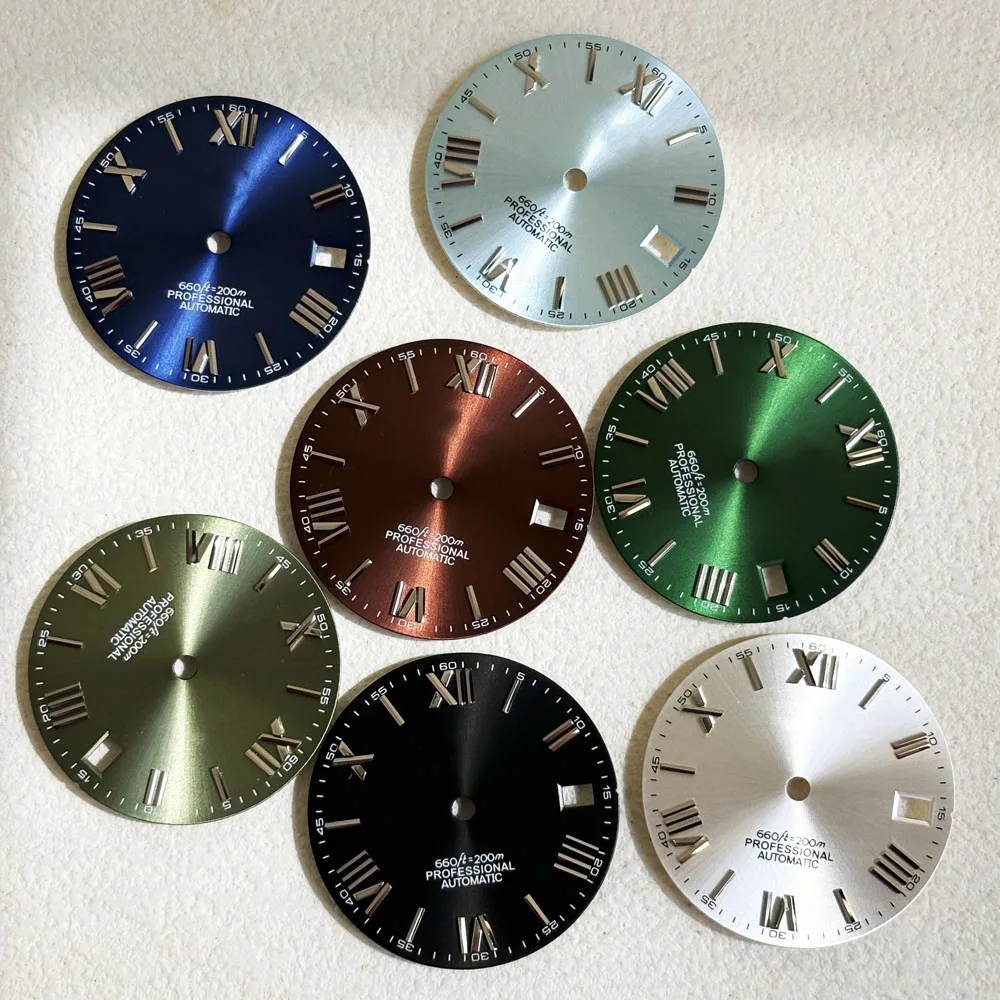 28.5mm New high-quality products s logo Roman number S dial suitable for nh dial 35 36 movement s watch accessories repair tools