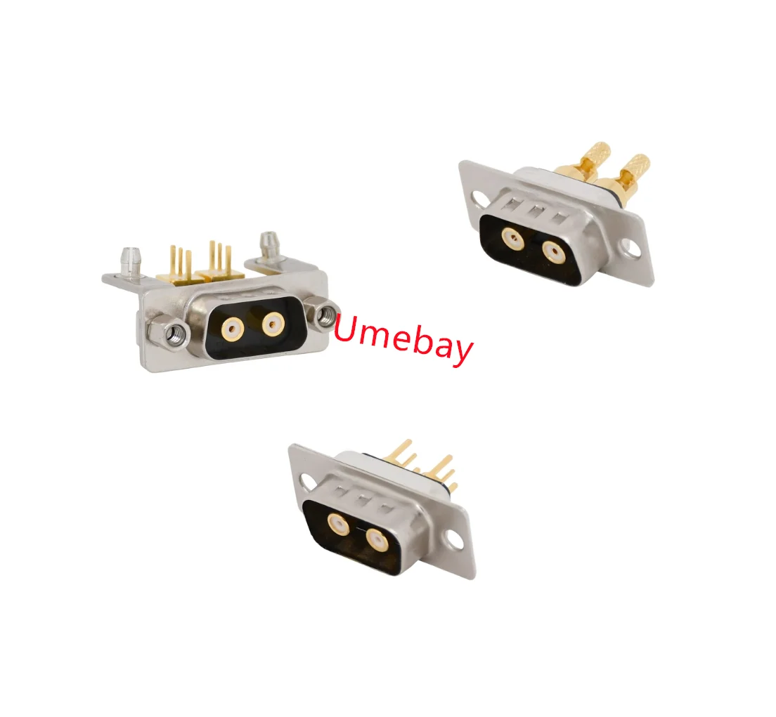 10 pieces, integrated circuits. RF coaxial connectors, 2W2 male/female heads, solder wire direct insertion/bending insertion