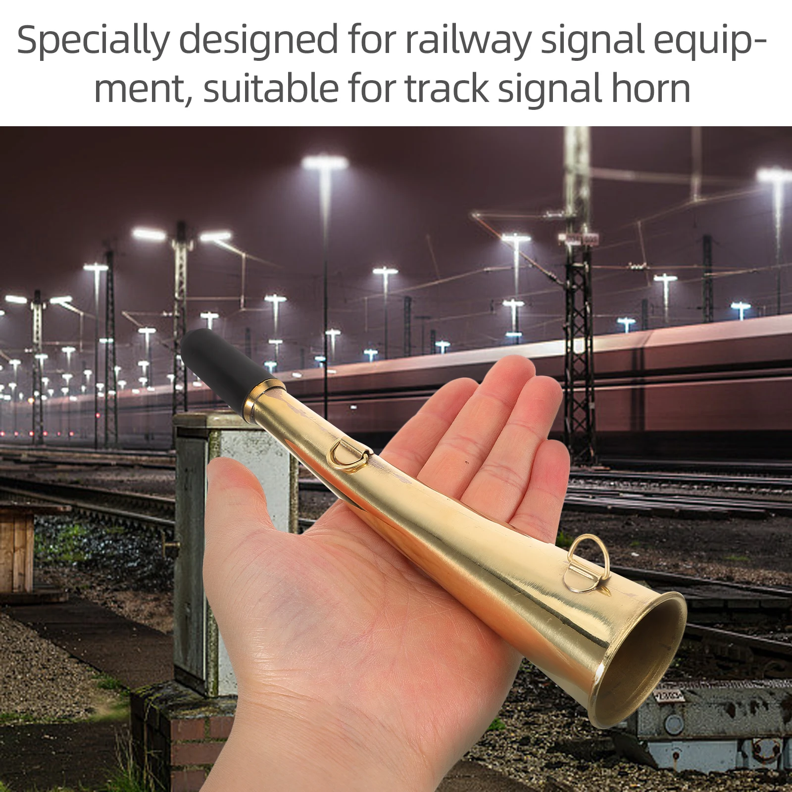 

Crisp Sound Copper Railway Manual Air For Adults Safe Signal Whistle Portable Lightweight Metal Horn Track Ringer Equipment Road