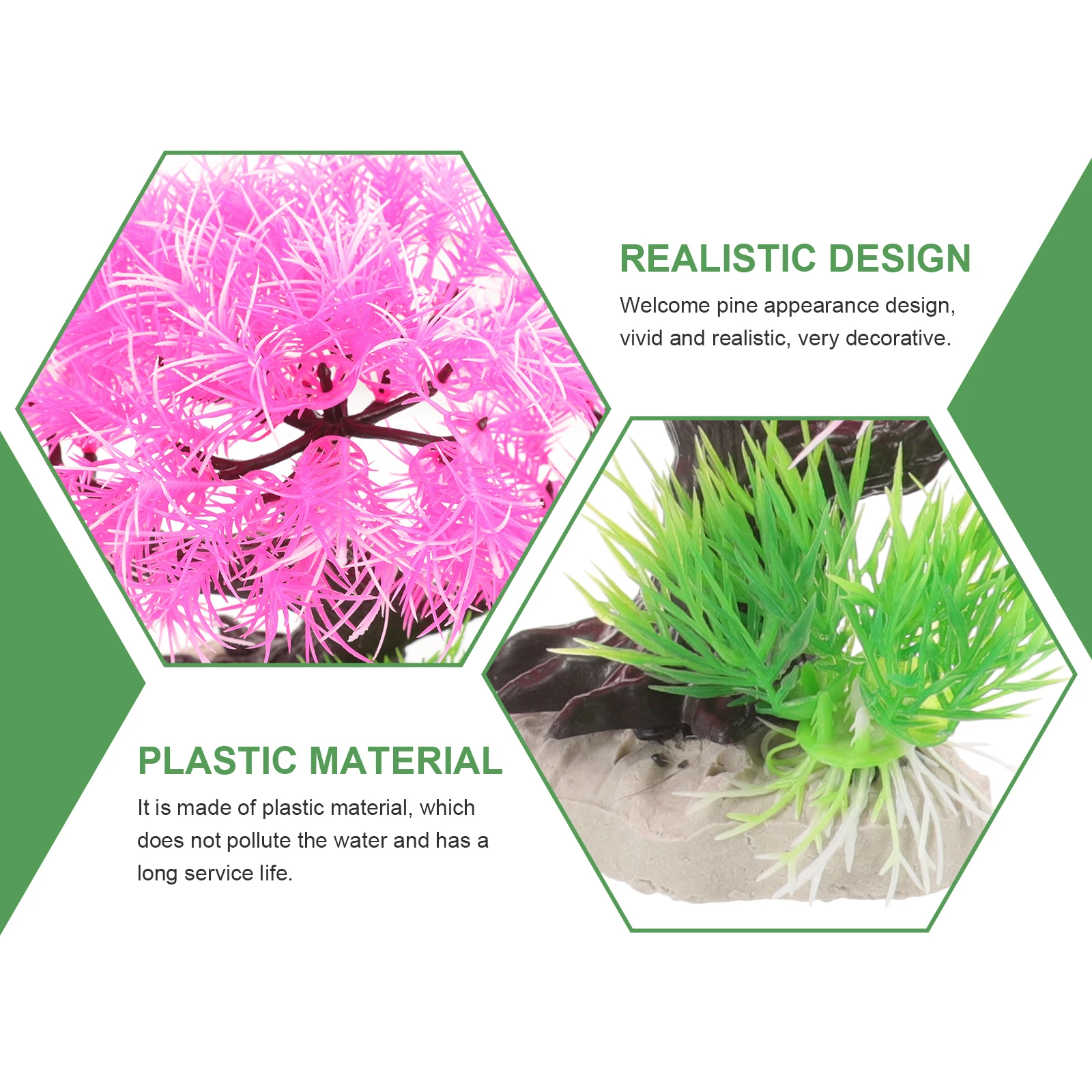 

Simulation Aquarium Plants Plastic Pine Tree Decor For Fish Tank Artificial Aquatic Plants Fish Tank Accessories Pet Decor