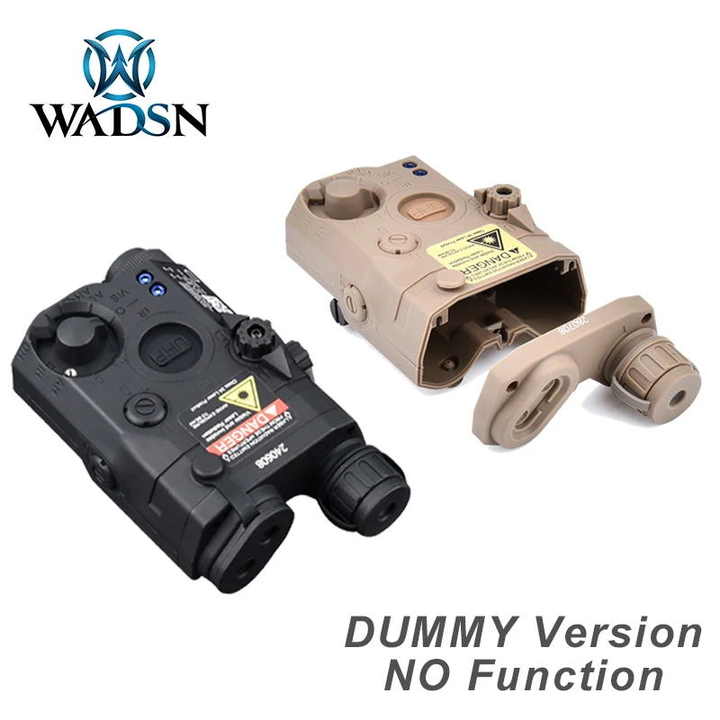 WADSN Tactical PEQ Nylon Case Laser Indicator PEO-15 Model Ornament Dummy Box DBAL-A2 NGAL NO Function Version Hunting 20mm Rail