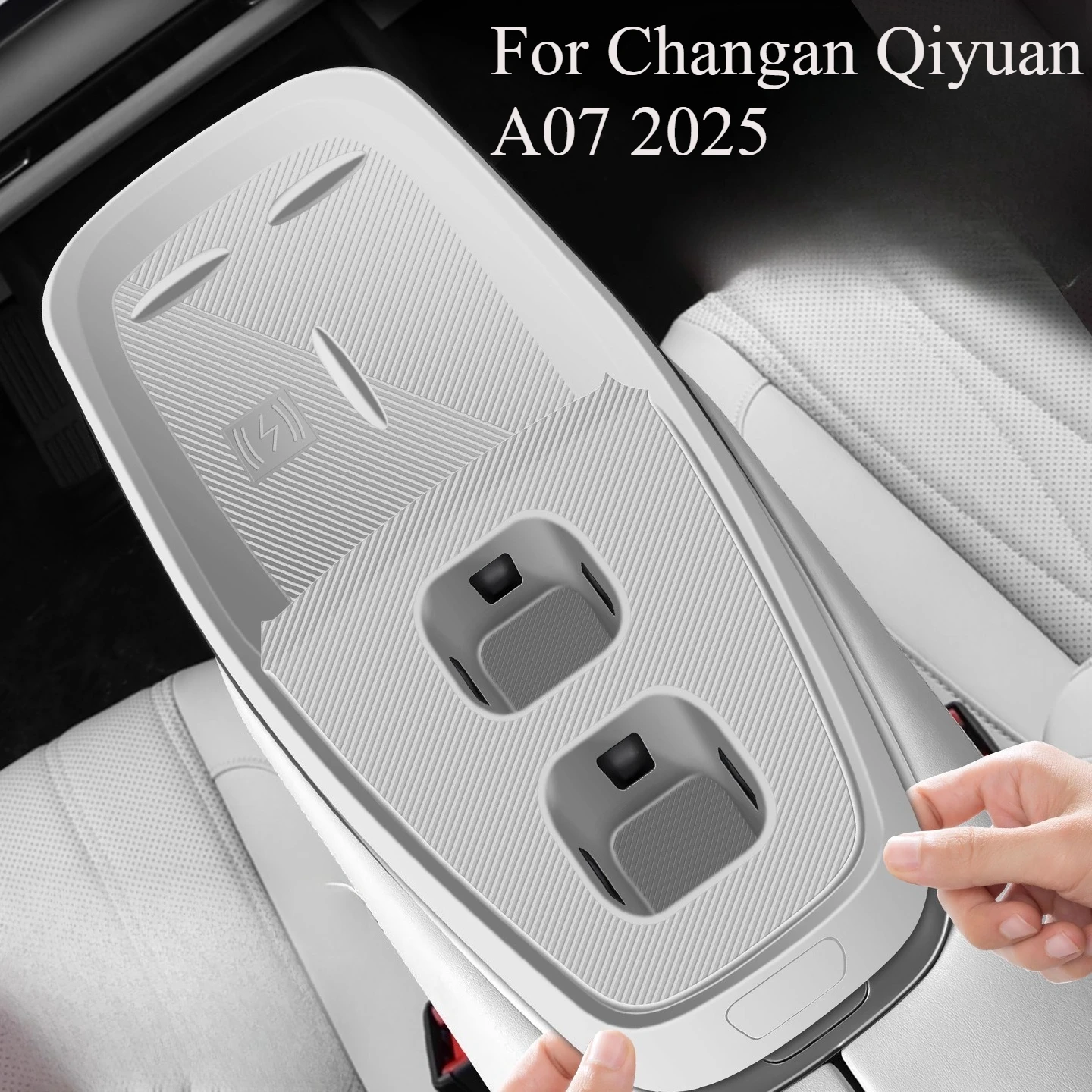 

For Changan Qiyuan A07 2025 Dashboard Cover Pad, Center Console Silicone Protector Mat