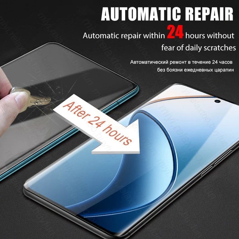 4 In 1 Hydrogel Film Screen Protector For Realme 12 Pro Plus 5G Camera Glass Realmy Realmi 12 Pro+ ProPlus Realme12pro+ 5G 2024