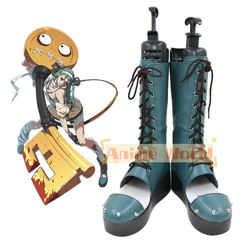 A.B.A ABA Schuhe Cosplay Stiefel Halloween Karneval Stiefel Cosplay Prop Anime PU Leder Schuhe Nach Maß