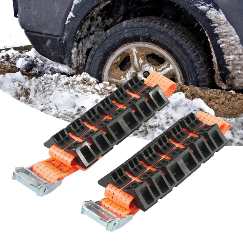 Snow Mud Sand Tire Chain Straps For Snow Mud Ice Automotive Tire Traction Device