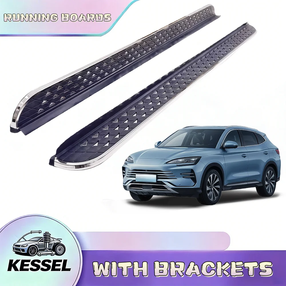 

2Pcs Running Board Side Steps Compatible with BYD Seal U（Song Plus EV）（Song Plus dmi） 2023 2024, Step Pedal Fixed Nerf Bars