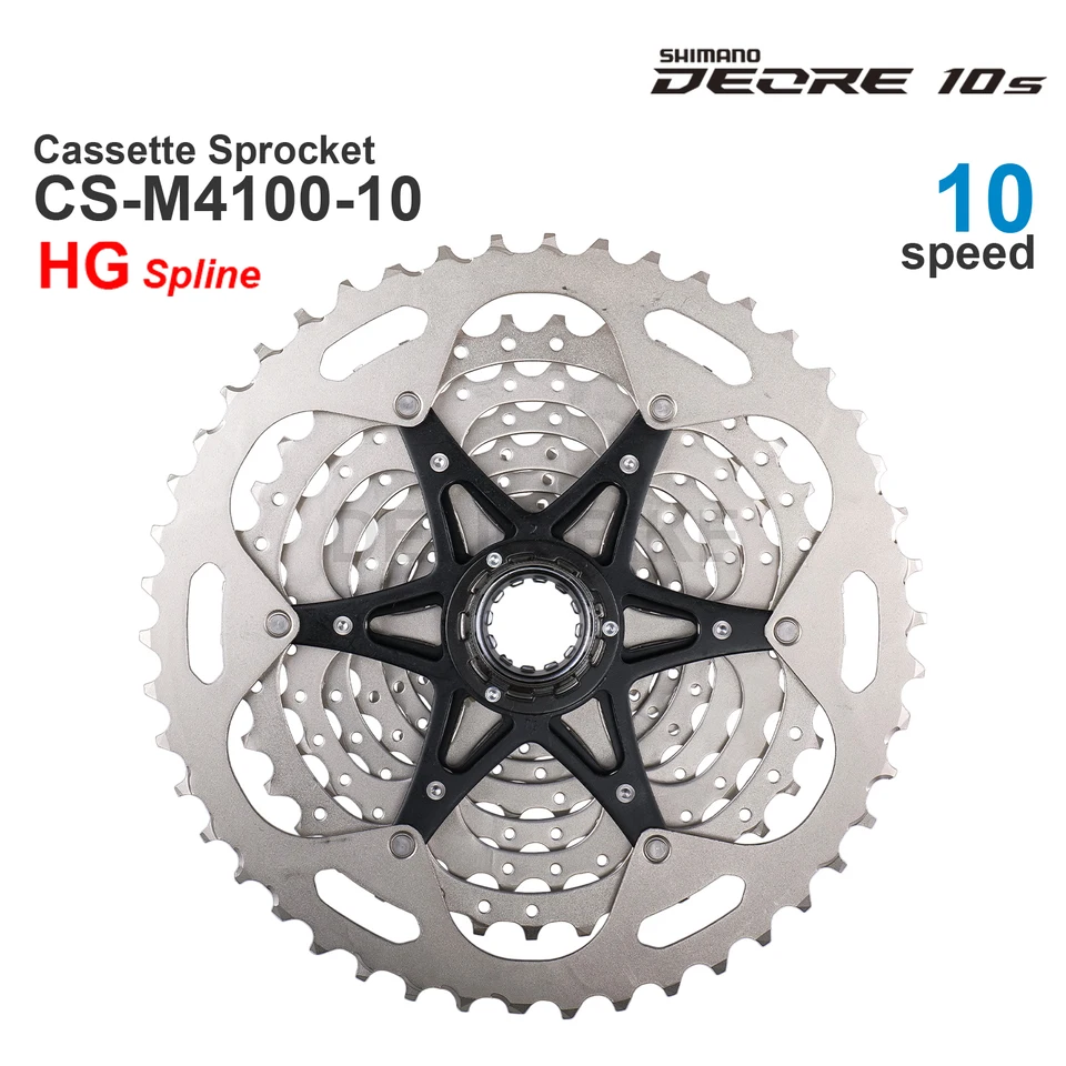 Shimano deore m4100 10v biscosprocket CS-M4100-10 10スピード