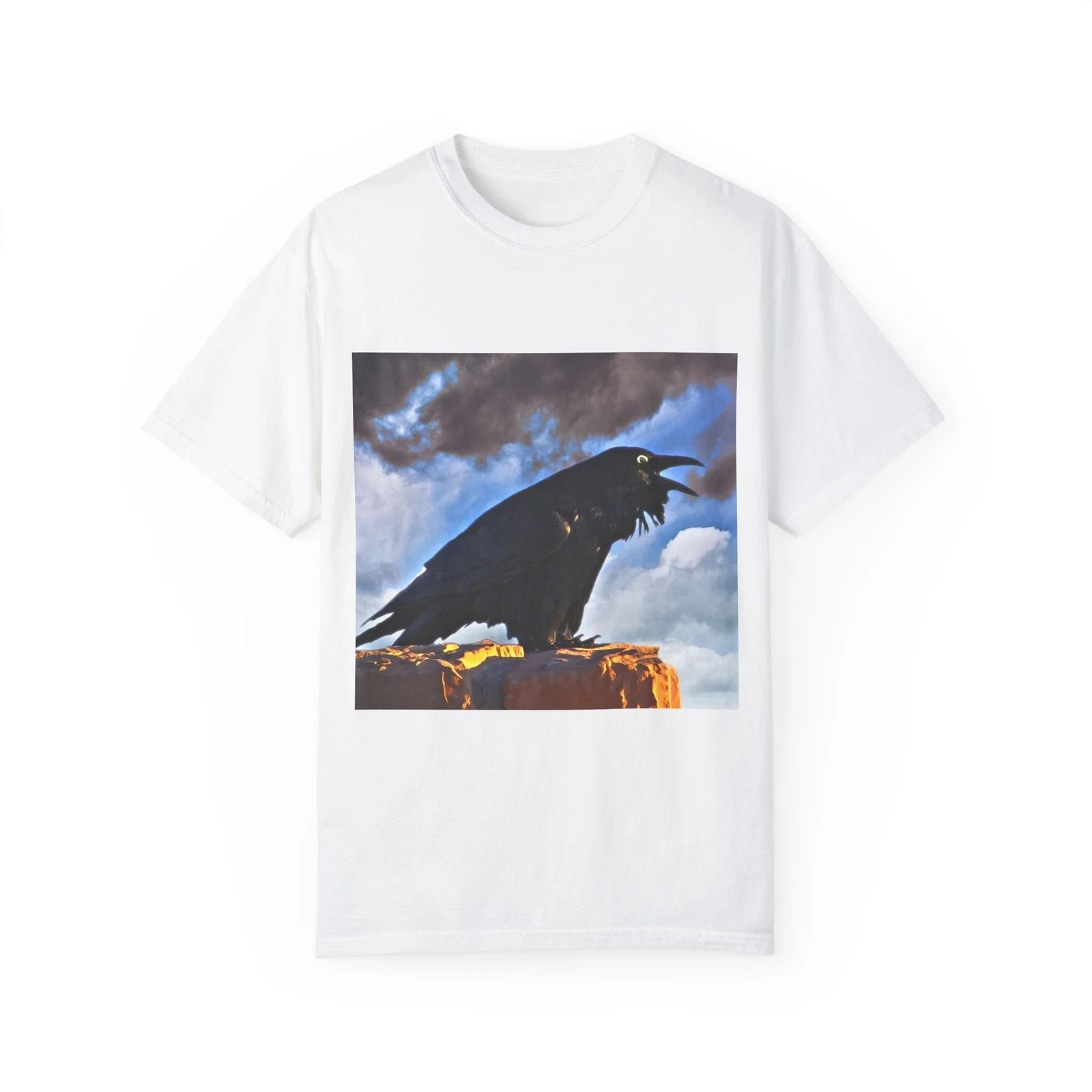 

Crow Magic Graphic Printing Summer Luxury Brand Cotton Men's and Women's T-Shirts Short Sleeves Street Fashion Trend Clothing
