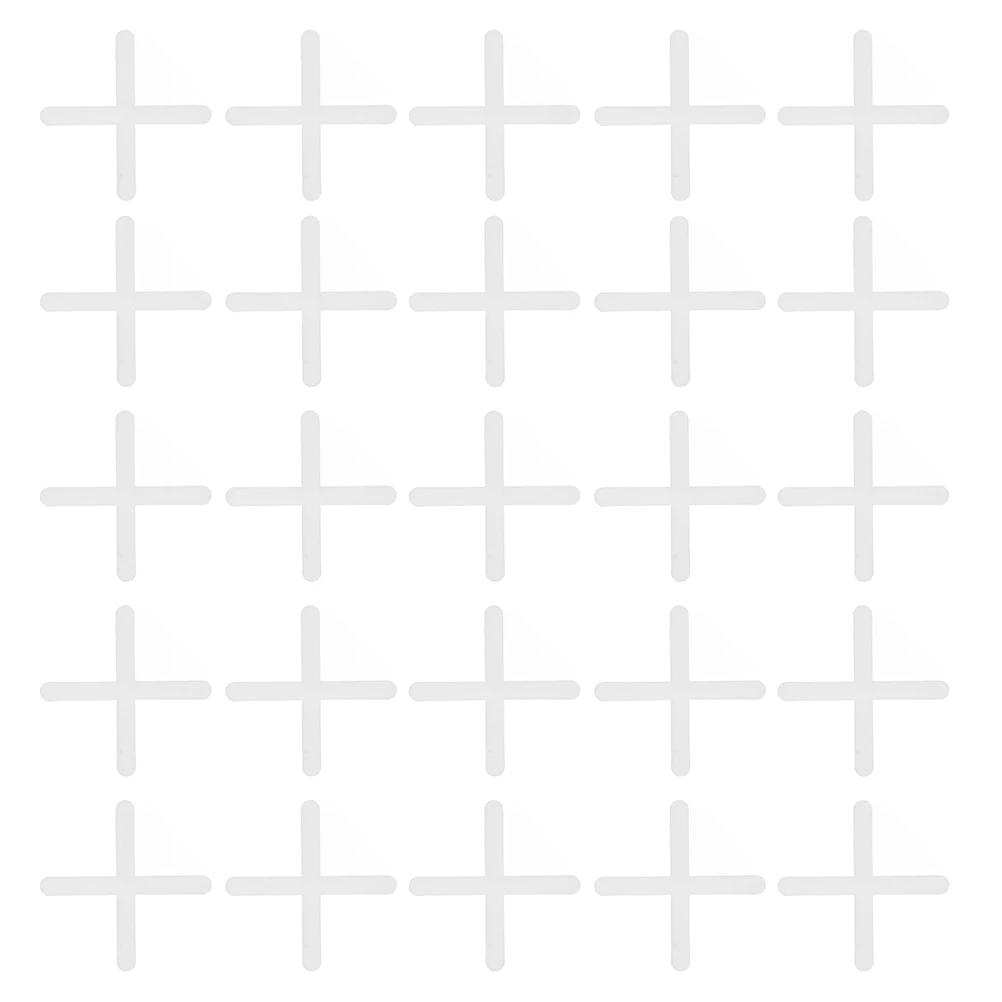 200pcs Tile Cross Shaped Plastic Spacers Leveling Tool For Ceramic Floor Wall Tiles Grout Line Positioning Kit Sturdy Tiling