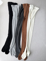2024 A/W new side rhombic twist tight  Women pantyhose