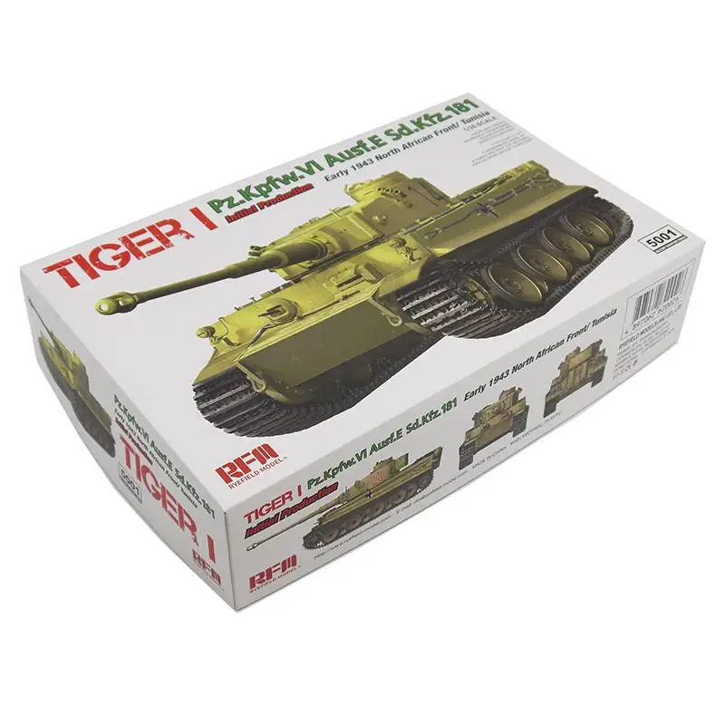 

RMF 1/35 RM-5001 WWII German Tiger I Pz.Kpfw.VI Ausf.E Sd.Kfz.181 RFM Model Kit