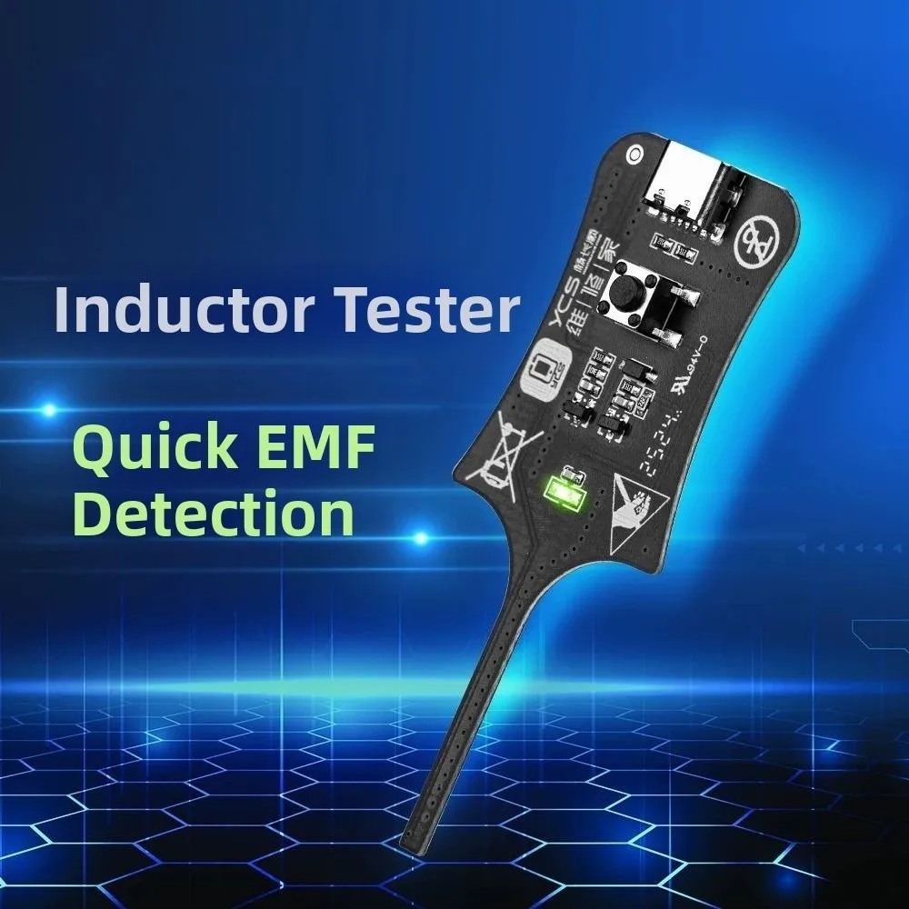 

High Accuracy Motherboard Coil Tester Stability Portable Inductor Detector Tool Multi-functional Quick Fault Check Fault Finder