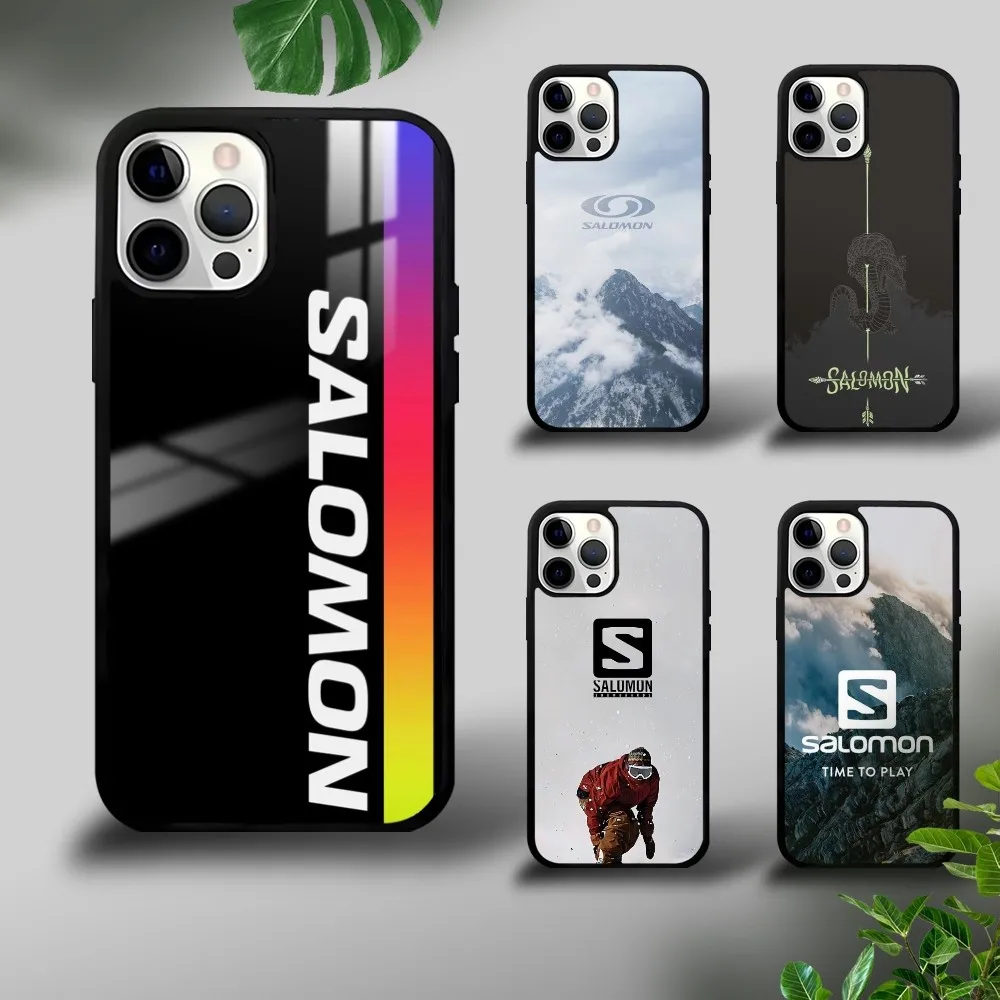 Sport S-Salomon Phone Case For iPhone 16 15 14 13 12 11 Pro Xs Max Mini Plus Celulares Hard Funda