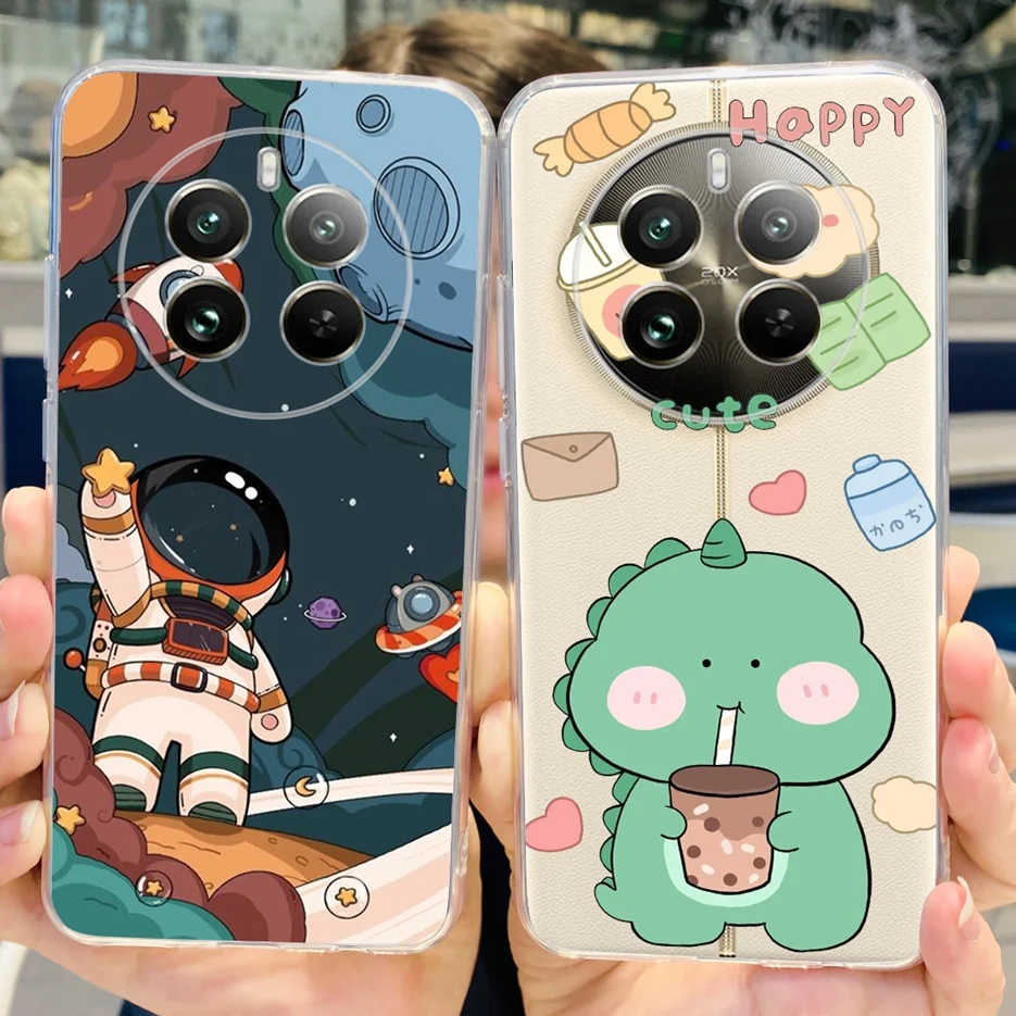 For Realme 12 Pro Plus Case RMX3840 Luxury Painted Cover Soft Silicone Phone Cases For Realme 12 Pro Realme12 Pro+ Fundas Bumper